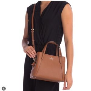 Kate spade satchel with long strap